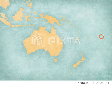 Map of Australasia - Samoa 117108083