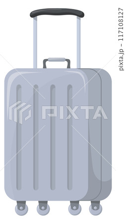 Travel suitcase color icon. Baggage symbol. Trip luggage Travel suitcase color icon. Baggage symbol. Trip luggage 117108127