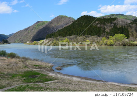 最上川 日本三大急流 117109724