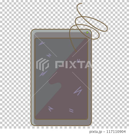 長年の使用により動作不良を起こしたスマートフォン 117110904