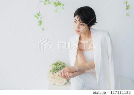 パンツドレスの花嫁イメージ 117111129