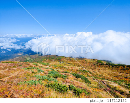 秋の鳥海山登山:七高山からの眺め 秋の鳥海山登山:七高山からの眺め 117112122