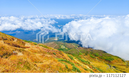 秋の鳥海山登山:七高山からの眺め 秋の鳥海山登山:七高山からの眺め 117112127