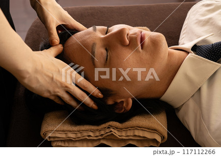 メンズエステ　ドライヘッドスパの施術 117112266