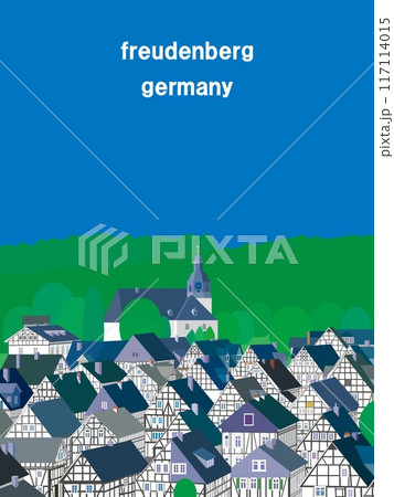 フロイデンベルク freudenberg ドイツ germany 夏風景 フロイデンベルク freudenberg ドイツ germany 夏風景 117114015
