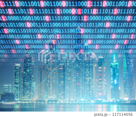 Concept of modern digital city and innovation 117114056
