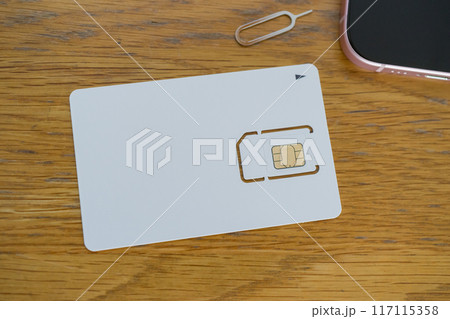 スマホとマルチカットSIM 117115358