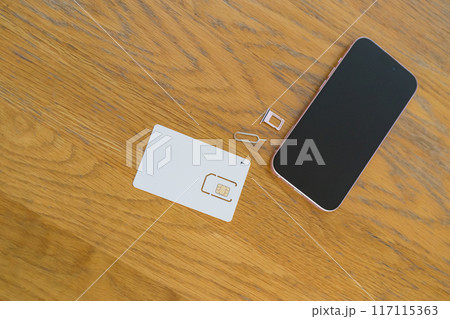 スマホのSIM交換 117115363