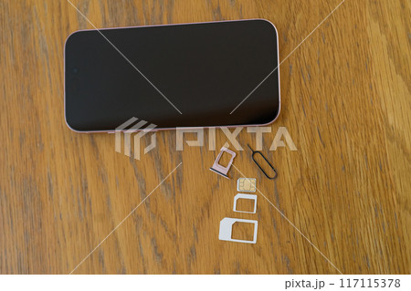 スマホのsim交換 117115378