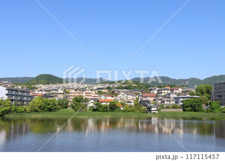 宝塚市　仁川の弁天池 117115457