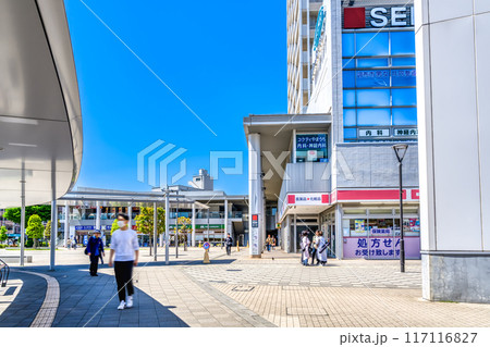 東京都調布市の都市風景 国領駅 東京都調布市の都市風景 国領駅 117116827