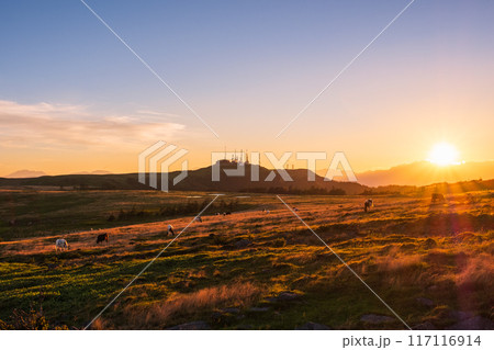 美ヶ原・夕景 117116914
