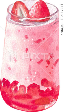Strawberry dessert with food and drink watercolor png icon Strawberry dessert with food and drink watercolor png icon 117117251