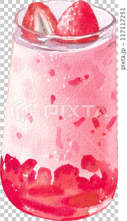 Strawberry dessert with food and drink watercolor png icon Strawberry dessert with food and drink watercolor png icon 117117251