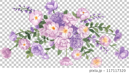 Pink purple wedding watercolor png icon Pink purple wedding watercolor png icon 117117320