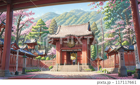 神社と鳥居 117117661