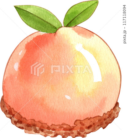Orange story sweet watercolor png icon 117118094