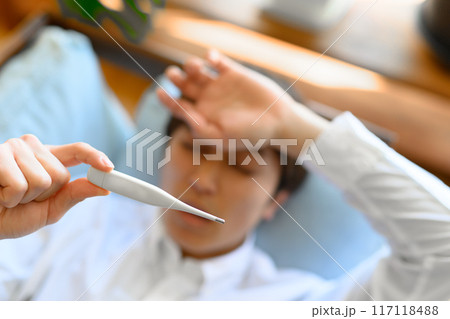 風邪っぽい 117118488