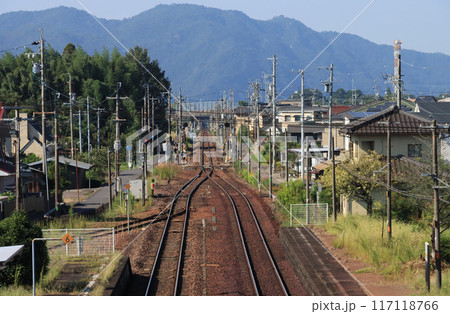 高山本線　古井駅構内 117118766