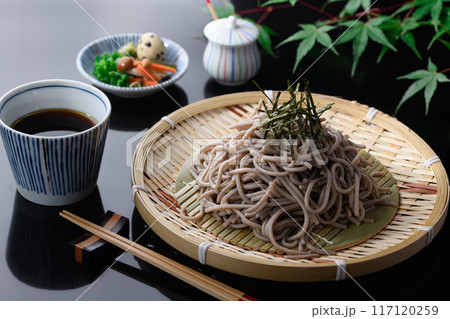 ざるそば （黒背景） 117120259