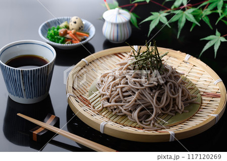 ざるそば （黒背景） 117120269