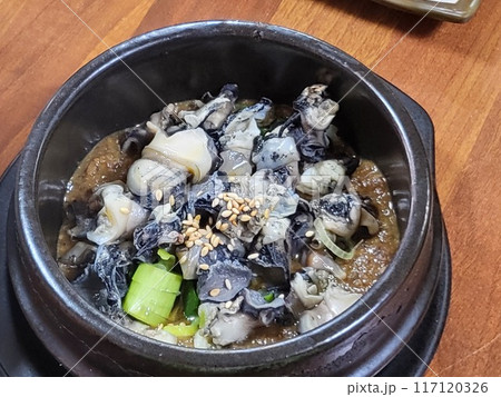 freshwater snail soybean paste korea food freshwater snail soybean paste korea food 117120326