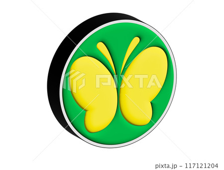 運転者マーク 耳が不自由なドライバーの聴覚障害者標識 ステッカー シールの3Dイラスト 運転者マーク 耳が不自由なドライバーの聴覚障害者標識 ステッカー シールの3Dイラスト 117121204