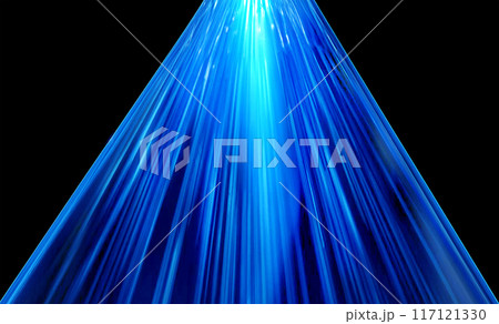 スポットライトみたいな青い光線 スポットライトみたいな青い光線 117121330