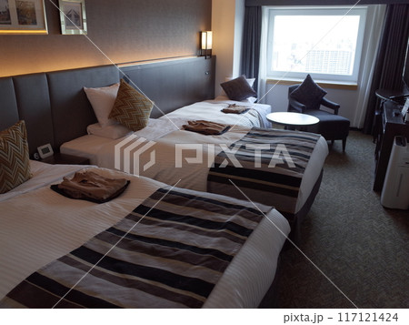 スーペリアツインハイフロアの客室風景_マイスティズプレミア札幌パーク 117121424