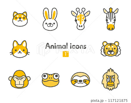 アイコン集 動物01 アイコン集 動物01 117121875