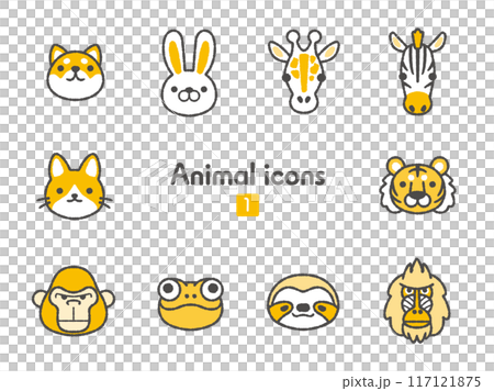 圖示集合動物 01 圖示集合動物 01 117121875