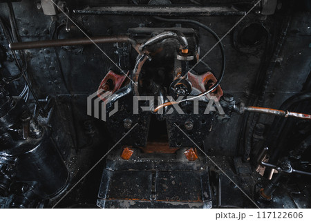 【D51　824】運転室の風景【諏訪市】 117122606