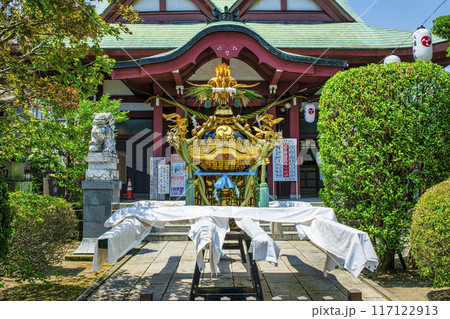 東京都　八王子まつり　下地区・八幡八雲神社　宮神輿 117122913