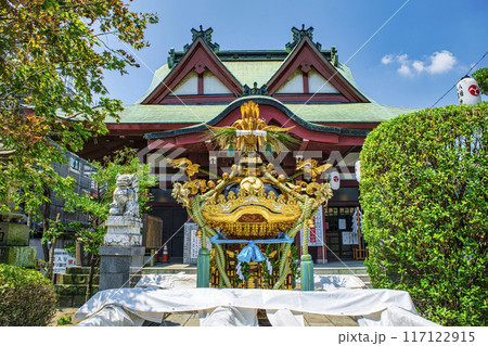 東京都 八王子まつり 下地区・八幡八雲神社 宮神輿 東京都 八王子まつり 下地区・八幡八雲神社 宮神輿 117122915