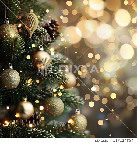 Abstract Christmas background . 117124854
