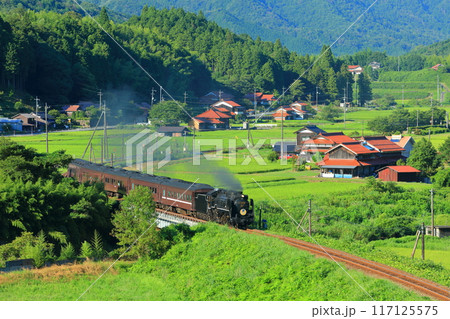 【山口県】黒煙を上げて阿武川を渡るSLやまぐち号 117125575