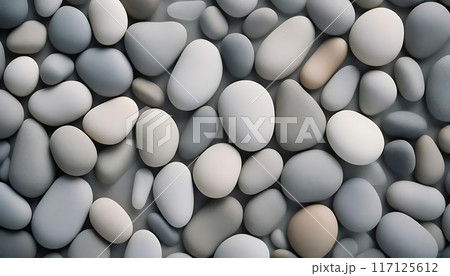 background of white eggs 117125612