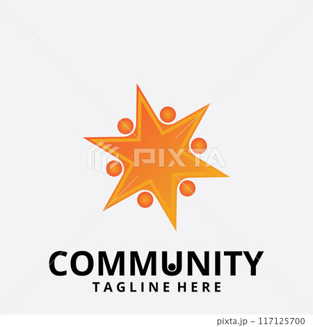 Community, network and social icon Community, network and social icon 117125700