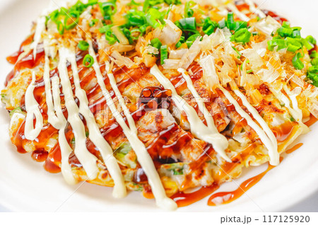 自家製タコ入りお好み焼き 117125920