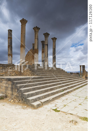 Extensive complex of ruins of the Roman city Volubilis - of ancient capital city of Mauritani. 117126160
