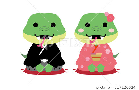 年賀状 2025年 巳年 年賀状 2025年 巳年 117126624