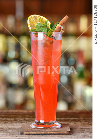 Cocktail fruit sling 117126809