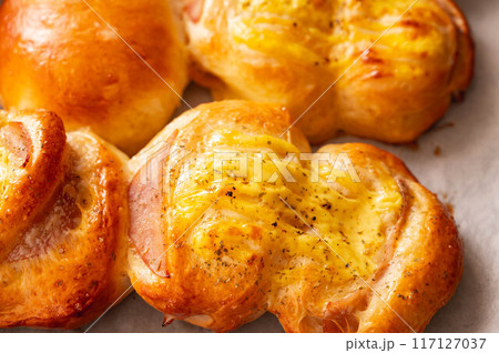 手作りパン　ハムマヨネーズ 117127037