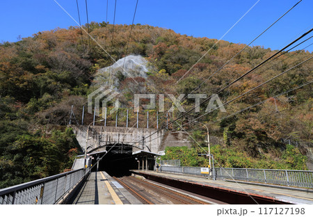 福知山線　武田尾駅の構内 117127198