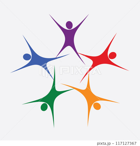 Community, network and social icon 117127367