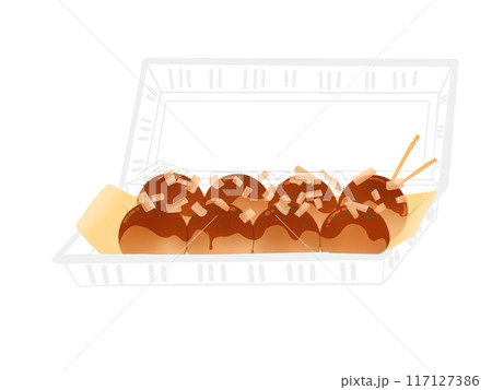 たこ焼きの素材 117127386