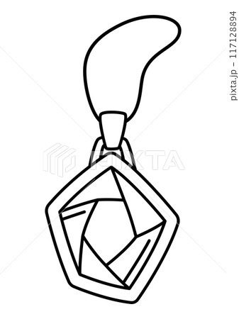 Magic amulet illustration. Witchcraft alchemy mystery element. Magic amulet illustration. Witchcraft alchemy mystery element. 117128894