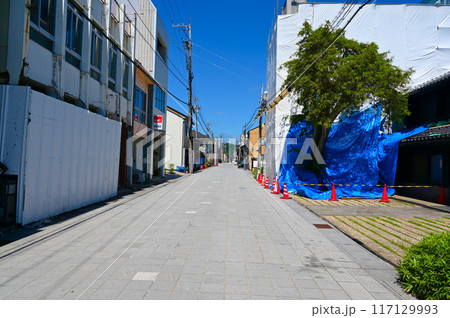 能登半島地震　一本杉通り　被災復興　七尾市 117129993