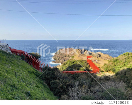 元乃隅神社の鳥居 山口県 元乃隅神社の鳥居 山口県 117130038