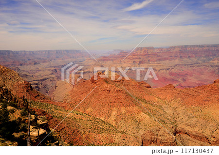 Hazy Sky Day At The Grand Canyon Arizona 117130437